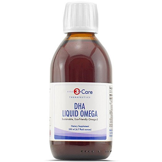 3Care DHA Liquid Calamarine Fish Oil Prenatal DHA Brain Support 