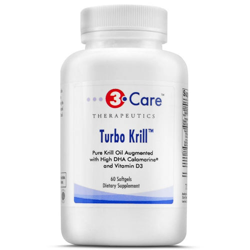 3Care Turbo Krill enhanced with Calamarine for 2,100mg of Omega-3 Highest Krill Omega-3 Supplement with Vitamin D 1000 Iu's Amazon Best Seller